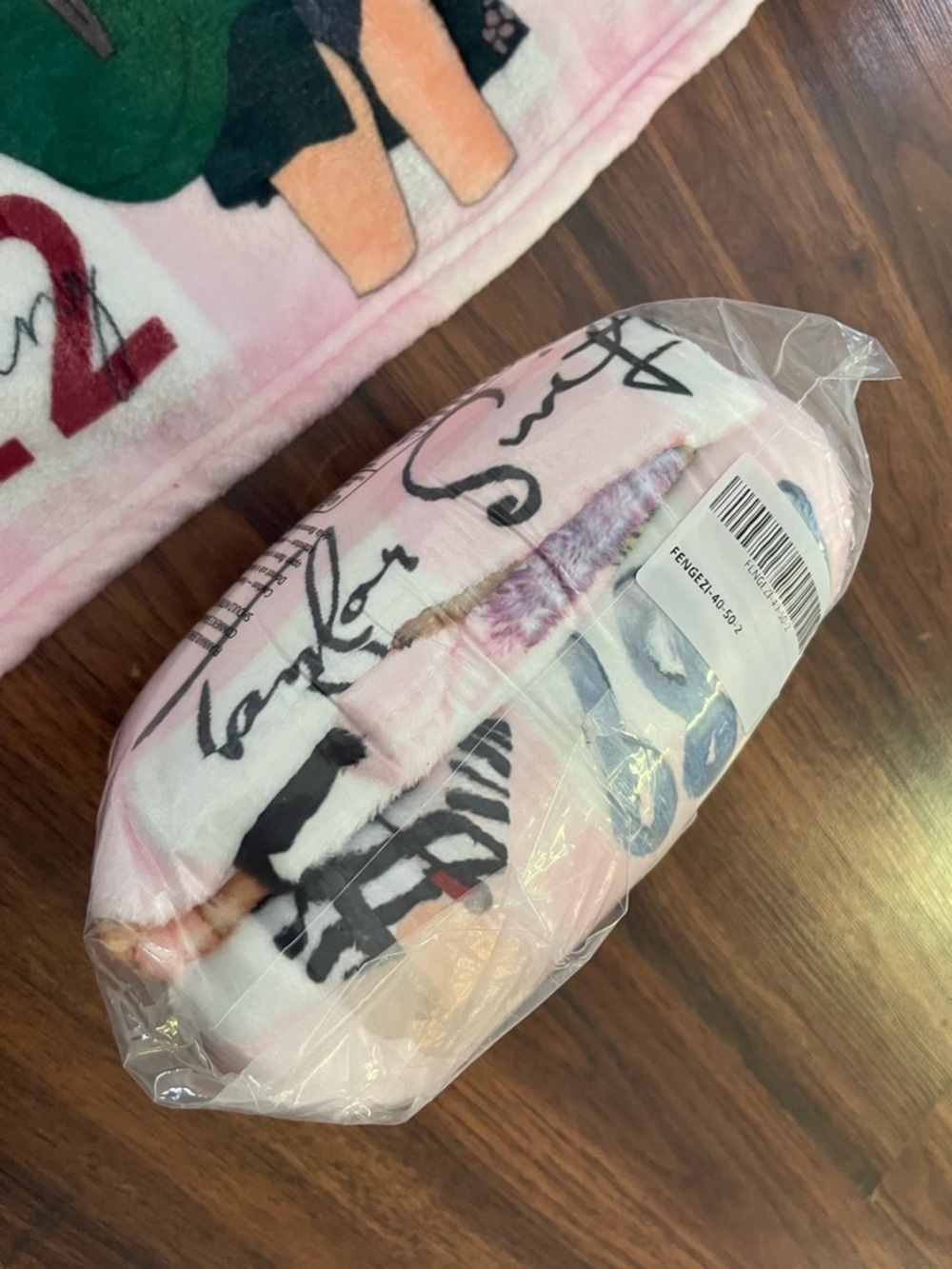Taylor Swift Pink Multi Collage Blanket - Picture 2 of 2